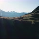 Aerial view; mountain landscape in early morning - VideoHive Item for Sale