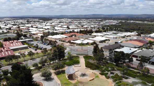 Aerial View of a Suburb alt