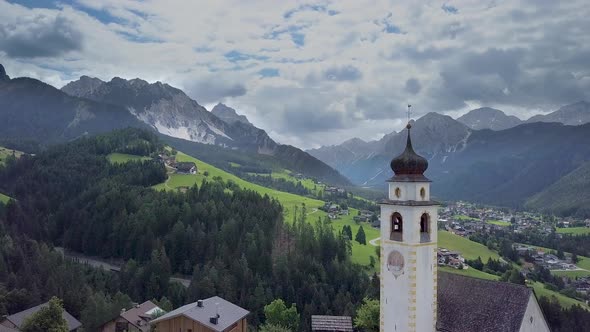 Alpine Village in the Dolomites alt