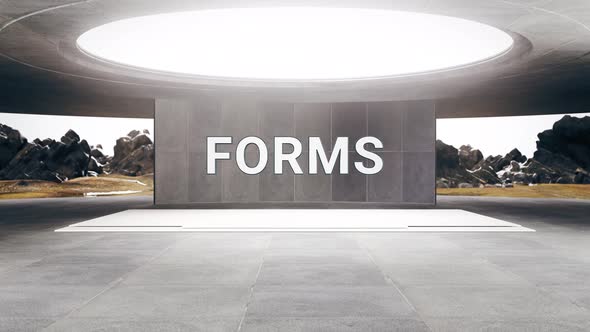 Futuristic Room Forms