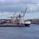 Cargo Ship In The Port Of Hamburg - VideoHive Item for Sale