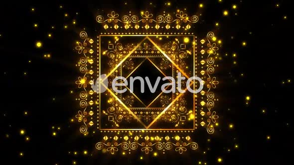 Gold Stage Background