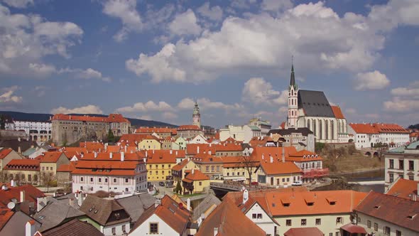 Krumlov Town In Czech Republic