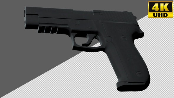 Guns, Pistols, Handguns On Alpha Channel Loops V1 alt