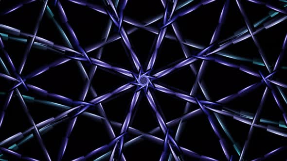 Continuously Pulsating Abstract Background of Blue Lines alt