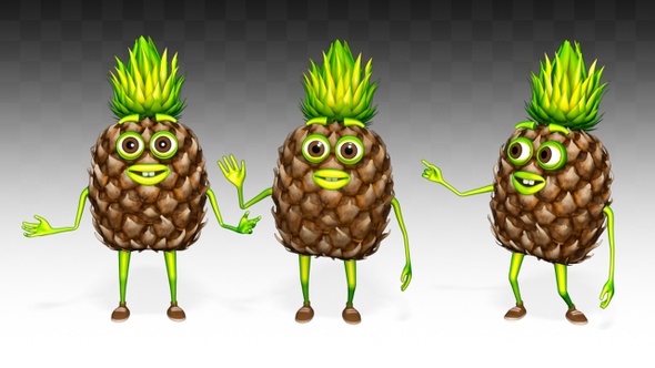 Pineapple Gestures (3 Pack) alt