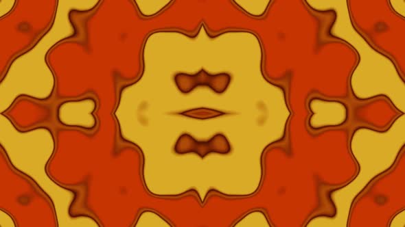 Abstract Looping Wallpaper in Red and Yellow Color