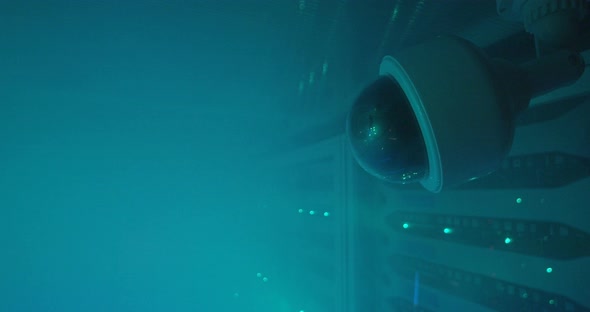 Security Cam Capturing Fire in Server Room alt