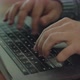 Working and typing on laptop - VideoHive Item for Sale