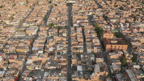 Aerial view of Medellin. alt