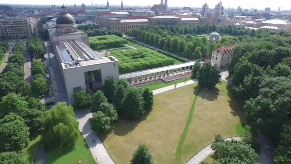 Aerial view of Hofgarten