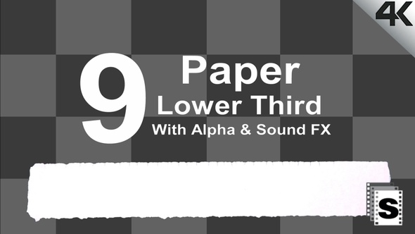 Paper Lower Third