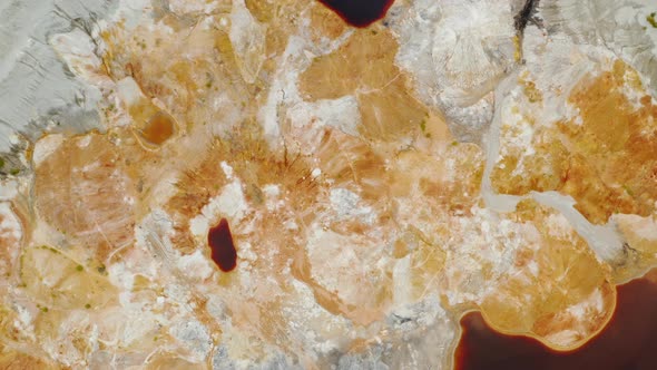 Mars planet Mountains damaged by erosion and kraters Ural Mars Clay quarry alt