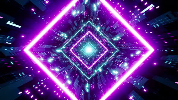 Cyberpunk Tunnel by shnfilm | VideoHive