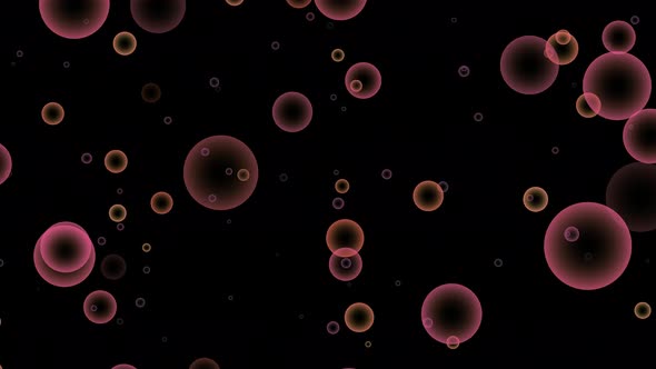 Movement of Red Bubbles