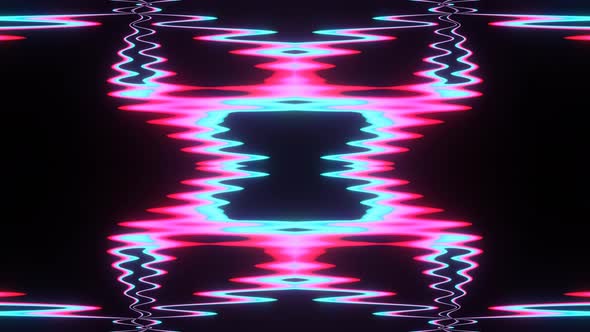Plasma Multicolored Glitch Effect VJ Loop alt