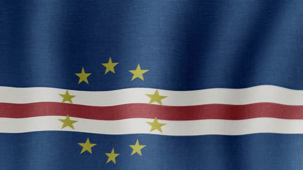 The National Flag of Cape Verde