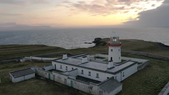 Aerial View of St, John's Point, County Donegal, Ireland alt