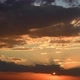 Time Lapse Sunset Sky with Dramatic Clouds and Bright Orange Sun - VideoHive Item for Sale