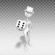 Cartoon 3D Woman - Show Game Cube - VideoHive Item for Sale