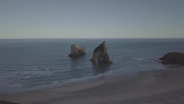 Beautiful beach from air