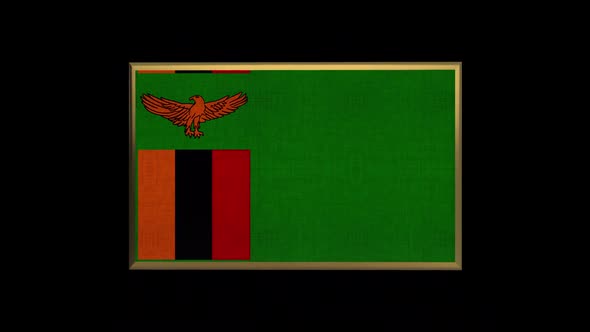 Zambia 3D Flag alt