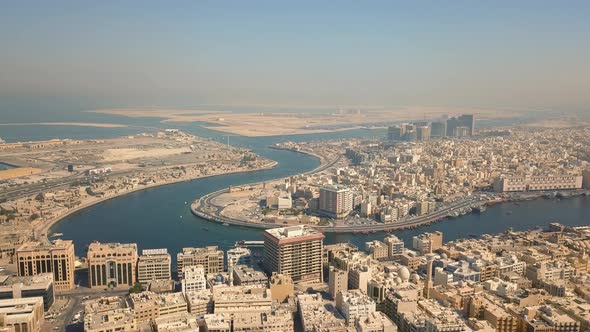 Dubai Creek, Districts of Bur Dubai and Deira alt