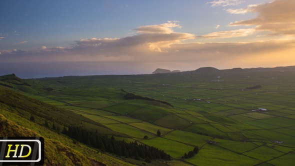 Sunset from Serra do Cume Viewpoint alt