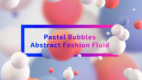 Pastel Bubbles - Abstract Fashion Fluid