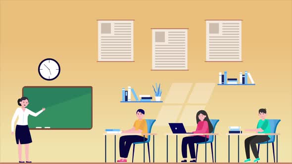 Classroom, Motion Graphics | VideoHive