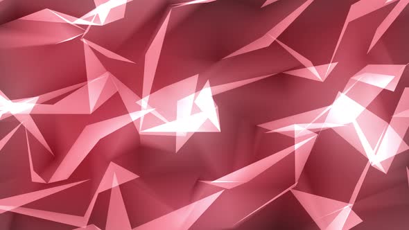 Red Abstract Geometric Background Animation
