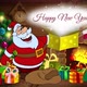 Christmas Animated Card Santa Claus In The Forest 5 - VideoHive Item for Sale
