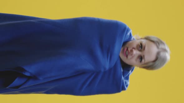 Young Woman Having Chills alt