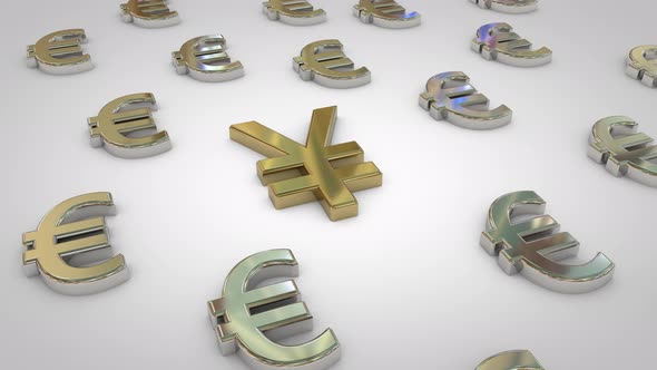 Euro Yuan Currency Symbols