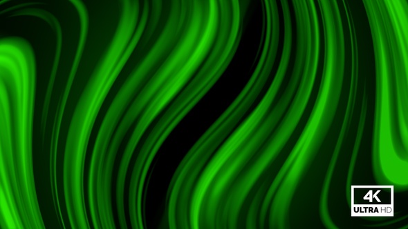 Abstract Twisted Green Color Trendy Liquid Wavy Background Looped V3 alt