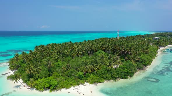 Luxury birds eye abstract shot of a summer white paradise sand beach and aqua blue water background  alt