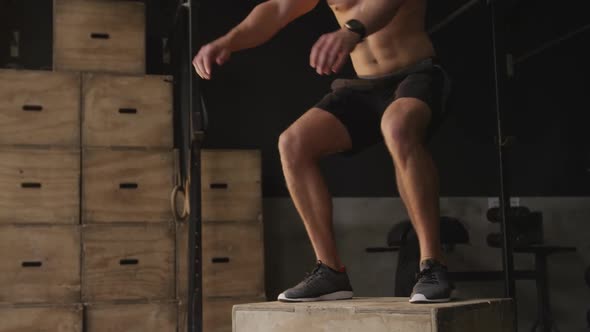 Cross training at a gym alt