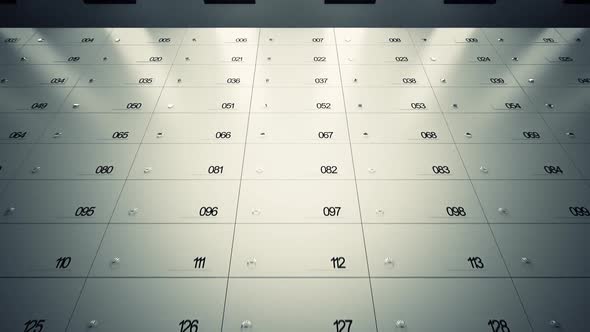 A metal safe lockers are used by bank to protect and secure all of the deposit. alt