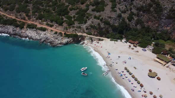 Gjipe Beach Famous Beach in Albania alt