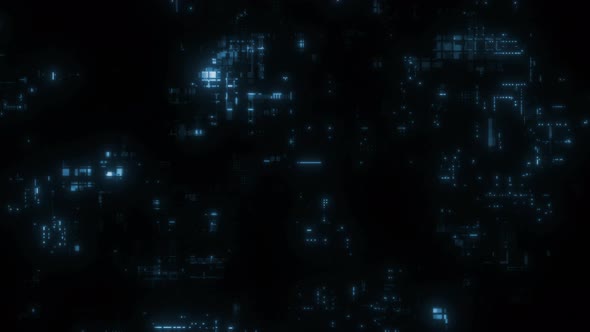 Chaotic Complex Technology Greeble Background