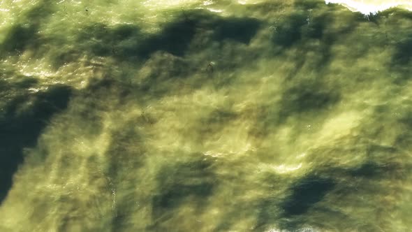 Grand Storm Waves Aerial View 4 K alt