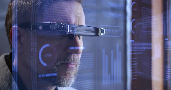 Man Taking on Vr Glasses alt