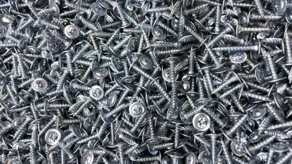 Lot of Self Tapping Screws Background alt