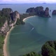 Railey Beach in Krabi, Thailand, aerial view - VideoHive Item for Sale