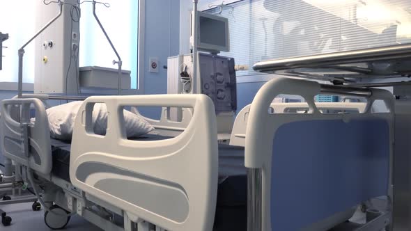 Bed for the Patient and Medical Equipment