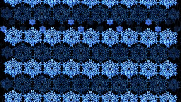 Winter Background With Snowflakes Pattern