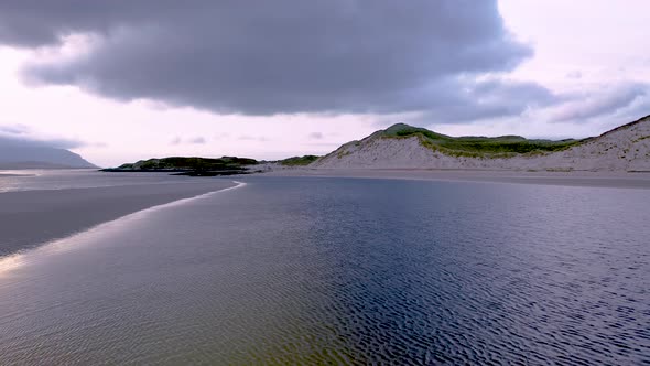 The Landscape of the Sheskinmore Bay Next To the Nature Reserve Between Ardara and Portnoo  alt