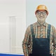Male Construction Worker at a Building Site Smiling - VideoHive Item for Sale