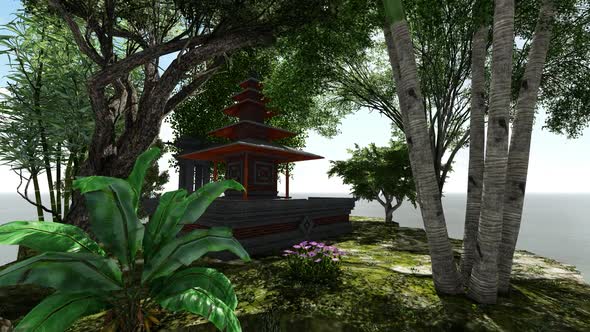 floating land concept with Balinese nuance alt