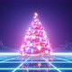 Neon Christmas Background 4K - VideoHive Item for Sale